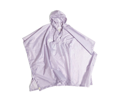 HAY Poncho Mono Rain lilla plastica 127x100cm