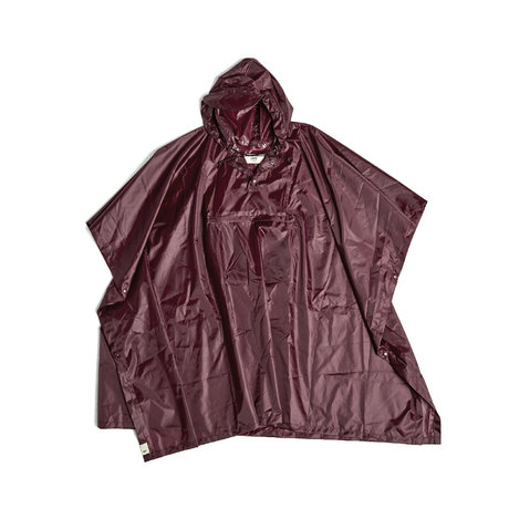 HAY Poncho Mono Rain in plastica marrone 127x100cm