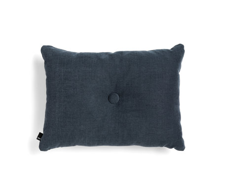 HAY Coussin décoratif Dot textile bleu foncé 60x45cm