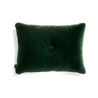 HAY Throw pillow Dot Soft dark green textile 60x45cm