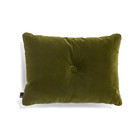 HAY Coussin Dot Soft textile vert 60x45cm