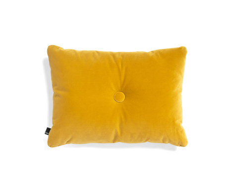 HAY Cojín decorativo Dot Soft amarillo textil 60x45cm