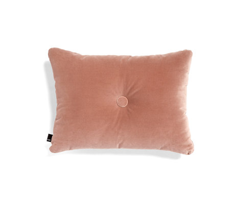 HAY Cojín decorativo Dot Soft rosa textil 60x45cm