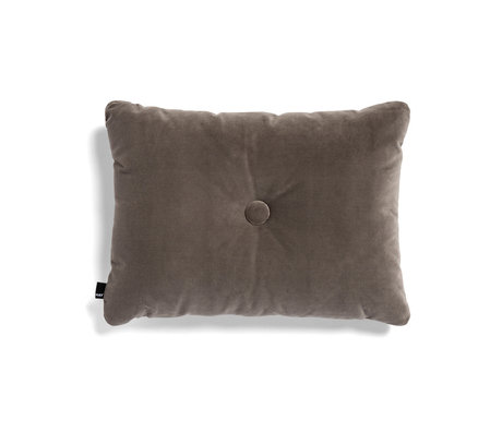 HAY Coussin Dot Soft textile gris 60x45cm