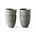 HK-living Mug Gradient vert céramique lot de 4 Ø8,5x9cm