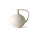 HK-living Cruche M céramique blanche 20x18x19,5cm