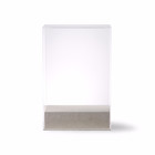 HK-living Stolp Display transparent glass 20x12x30cm
