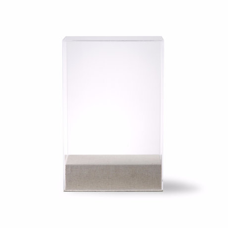 HK-living Stolp Display gennemsigtigt glas 20x12x30cm