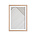 HK-living Lista de arte Papel en capas B madera de papel blanco natural 42x4x60cm