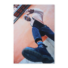 HK-living Photo print Urban multicolour aluminum 105x150cm