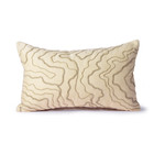HK-living Cojín Crema beige textil 30x50cm