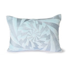 HK-living Coussin décoratif Graphic textile bleu glace 35x50cm