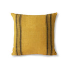 HK-living Throw pillow Linen mustard yellow textile 45x45cm
