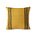 HK-living Coussin décoratif Lin textile jaune moutarde 45x45cm