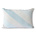HK-living Cuscino decorativo Tessuto a righe in velluto blu ghiaccio 40x60cm