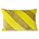 HK-living Cuscino decorativo Tessuto a righe in velluto giallo verde 40x60cm