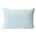 HK-living Cuscino copriletto Tessuto velluto blu ghiaccio 40x60cm
