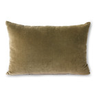 HK-living Coussin décoratif Velours textile vert 40x60cm