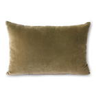 HK-living Throw pillow Velvet green textile 40x60cm
