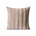 HK-living Coussin décoratif Striped Velvet textile rose clair 45x45cm