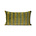 HK-living Coussin décoratif Velours rayé textile vert 30x50cm