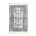HK-living Tappetino da bagno Tessuto overufted bianco e nero 60x90cm