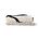 HK-living Copriletto Copriletto Tessuto trapuntato bianco e nero 130x170cm