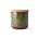 HK-living Candela Floreale Boudoir legno marrone verde ceramica Ø10.5x10cm