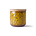 HK-living Candela Cocktail in ceramica legno Manhattan marrone giallo Ø10,5x10cm
