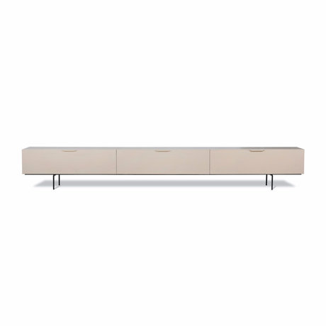 HK-living Mueble TV Madera Veta Madera beige 250x30x36cm