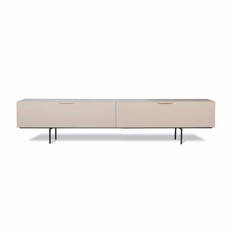 HK-living Mueble TV Madera Veta Madera beige 167x30x36cm