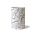 HK-living Abat-jour Cylindre Imprimé textile noir blanc Ø24,5x37cm