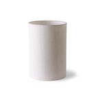 HK-living Lampenschirm Zylinder beige Textil Ø24,5x37cm