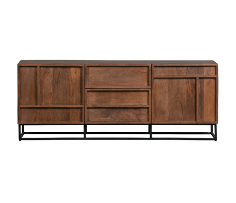 WOOOD Mueble TV Forrest Mango madera 54x140x42cm