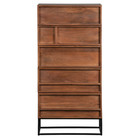 WOOOD Chest of drawers 5 Forrest mango wood 121x60x40cm