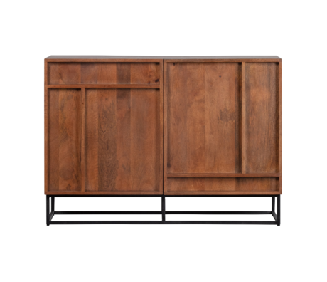 WOOOD Buffet Forrest 2 portes bois de manguier 75x107x40cm