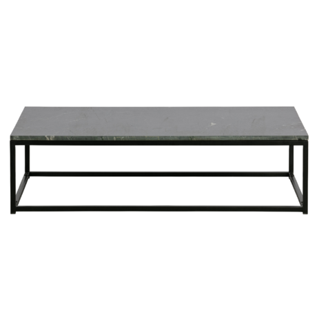 BePureHome Table d'appoint Soft Black Marble 32x120x60cm