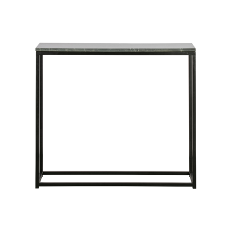 BePureHome Sidetable Mellow zwart marmer 85x90x30cm