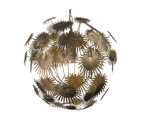 BePureHome Lampe à suspension Atom métal doré 55x55x56cm