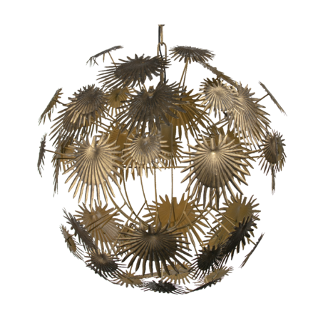 BePureHome Lampe à suspension Atom métal doré 55x55x56cm