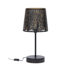 WOOOD Table lamp Keto black gold metal 56x28x28cm