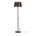 WOOOD Gulvlampe Keto sort guld metal 161x42x42cm