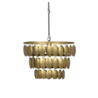 BePureHome Hængelampe Moondust Gold metal 40x48x48cm