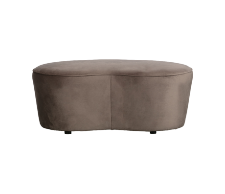 BePureHome Bankje macarrones turrón fluweel 42x110x79cm