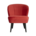 WOOOD Armchair Sara raspberry velvet 71x59x70cm