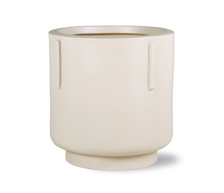 HK-living Vaso di fiori crema 42x42x43 cm