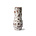 HK-living Vase Retro Lava céramique blanche 8,5 x 8,5 x 20,5 cm