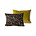 HK-living Pillow Doris for HKliving Flakes printed ribbed textile 30x40cm