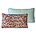 HK-living Pillow Doris for Hkliving brown printed textile 35x60cm