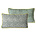 HK-living Cojín Doris for Hkliving textil estampado verde 35x60cm